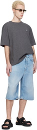 Maison Kitsuné Gray Fox Head Oversize T-shirt