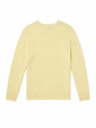 Officine Générale - Merino Wool and Cashmere-Blend Sweater - Yellow