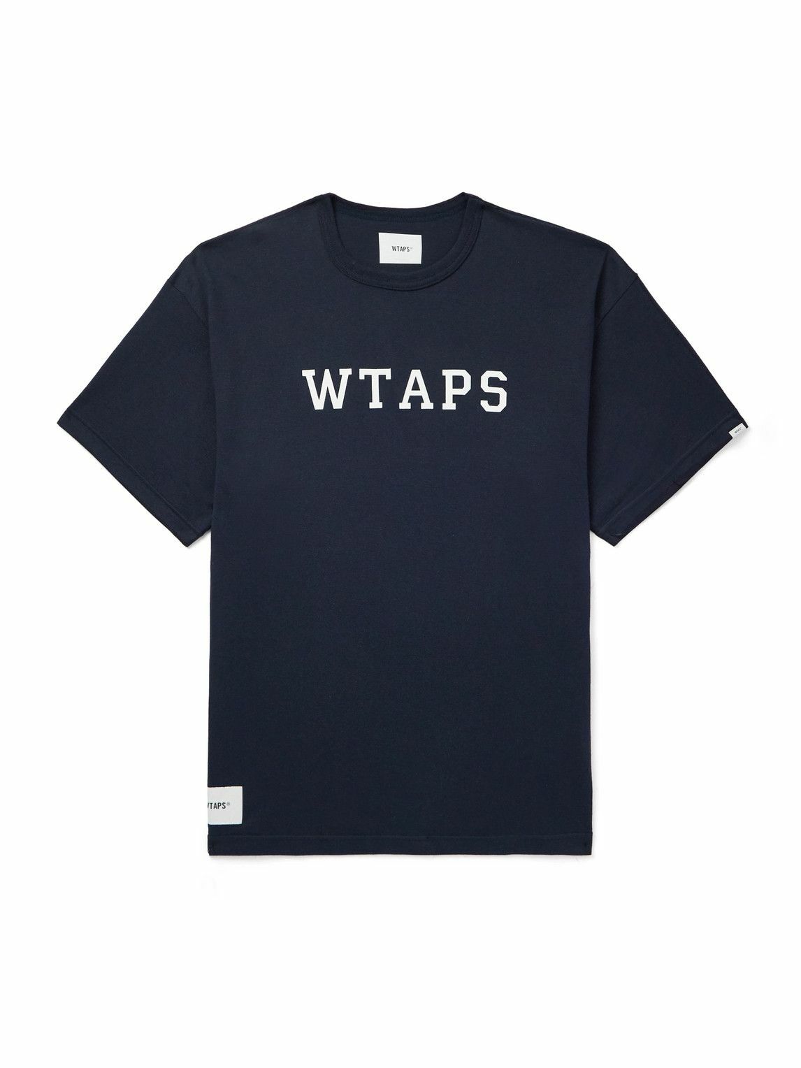 WTAPS Men's 20 Long Sleeve Printed T-Shirt in White WTAPS
