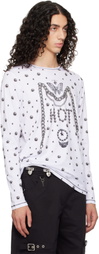 Chopova Lowena White Hot Fitted Jersey T-shirt