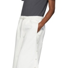 Sunnei White Snap Button Trousers