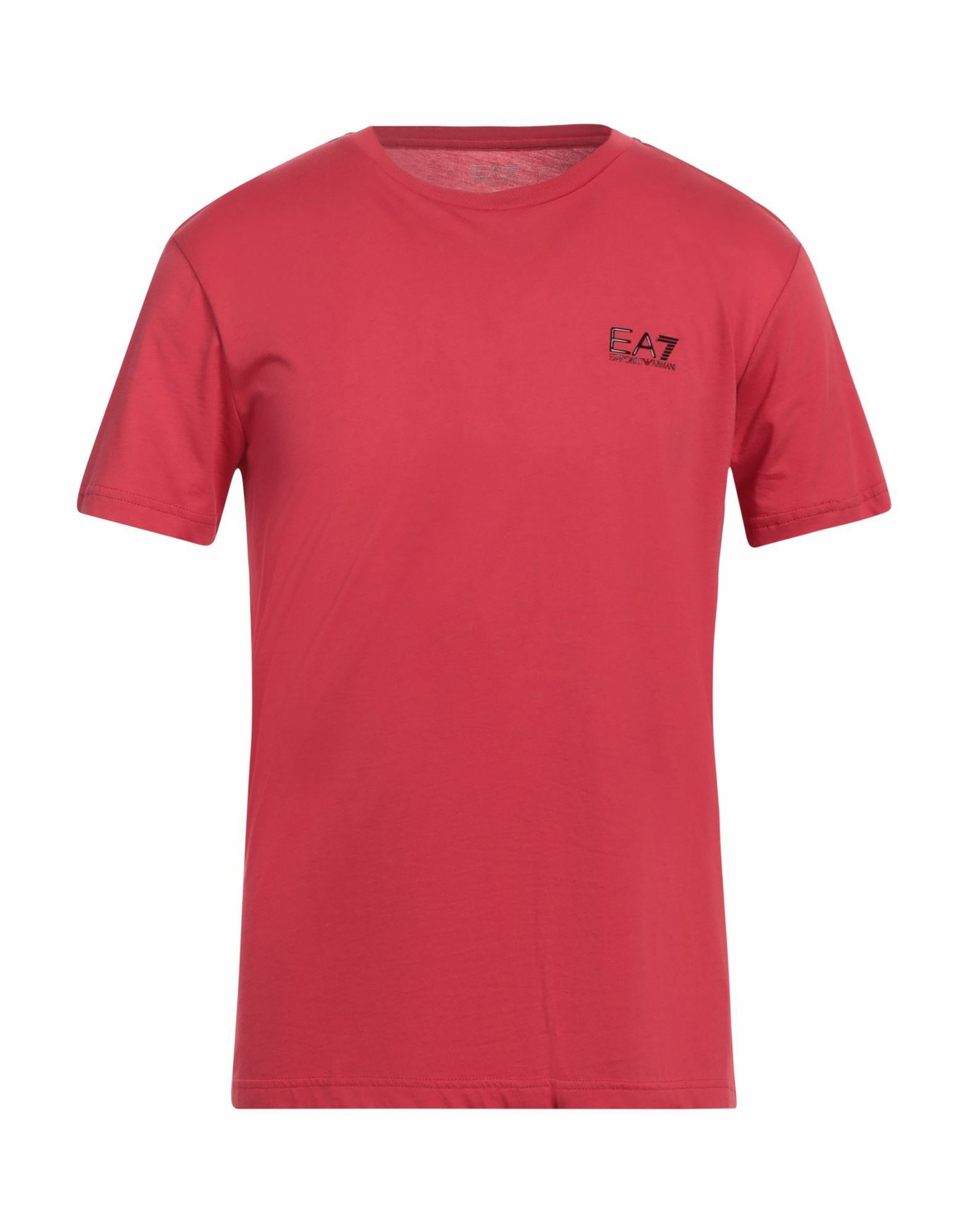 Ea7 Mens T-shirt in Tomato red