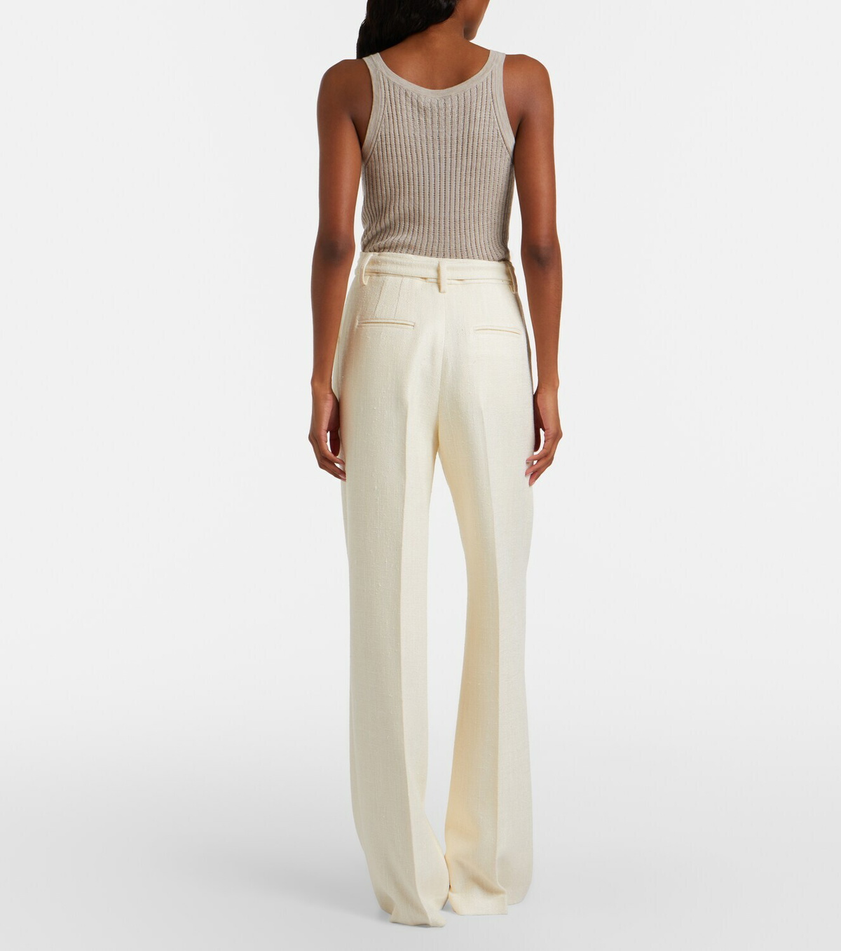 Gabriela Hearst Norman silk and wool wide-leg pants