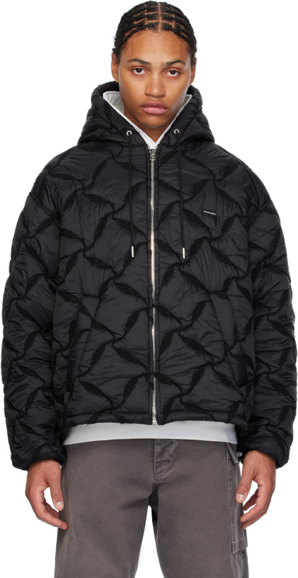 Photo: BLUEMARBLE Black Hooded Bomber Jacket