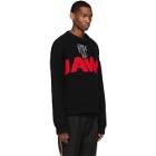 Calvin Klein 205W39NYC Black Jaws Sweater