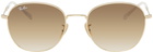 Ray-Ban Gold RB3809 Sunglasses