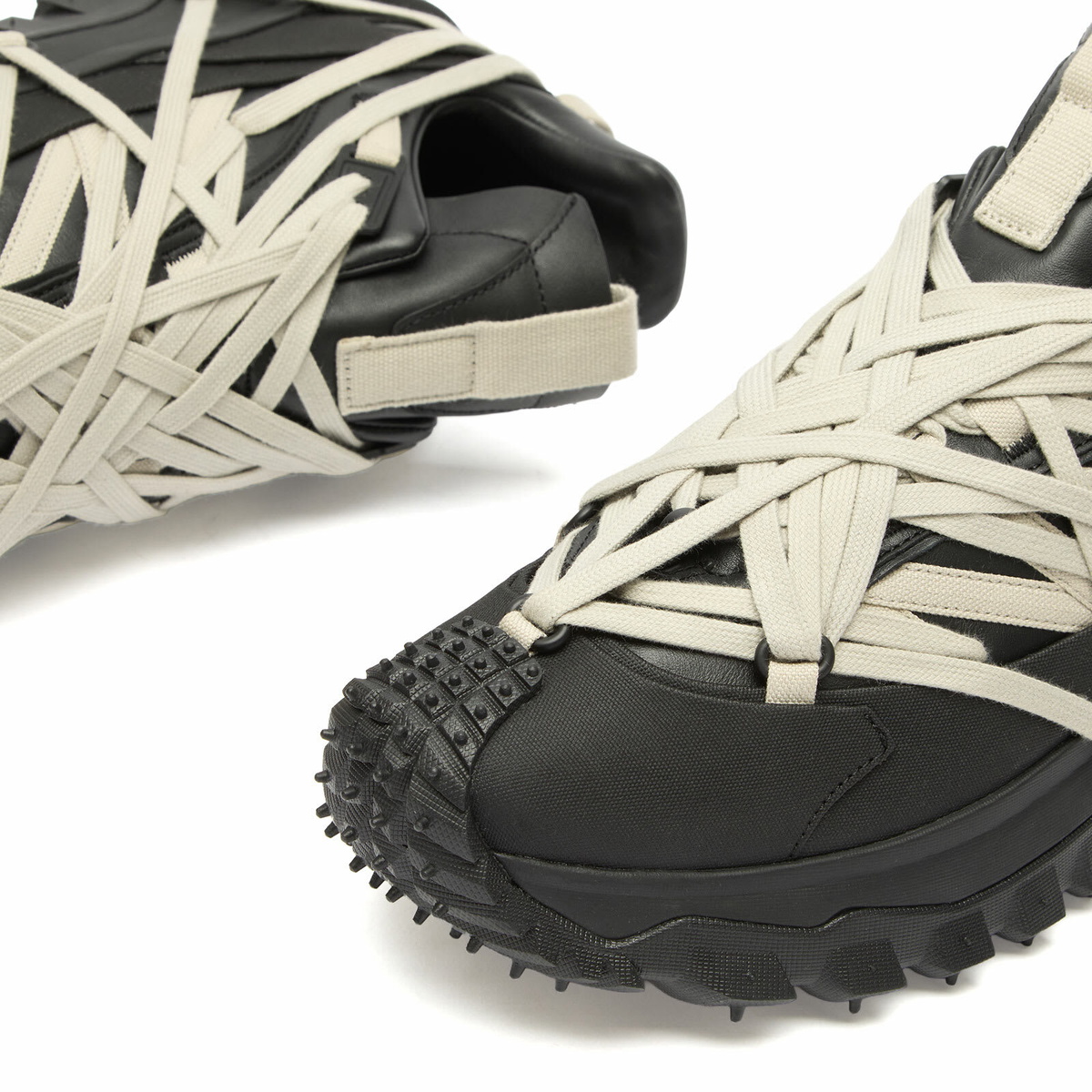 Rick Owens x Moncler Trailgrip Megalace Sneaker in Black