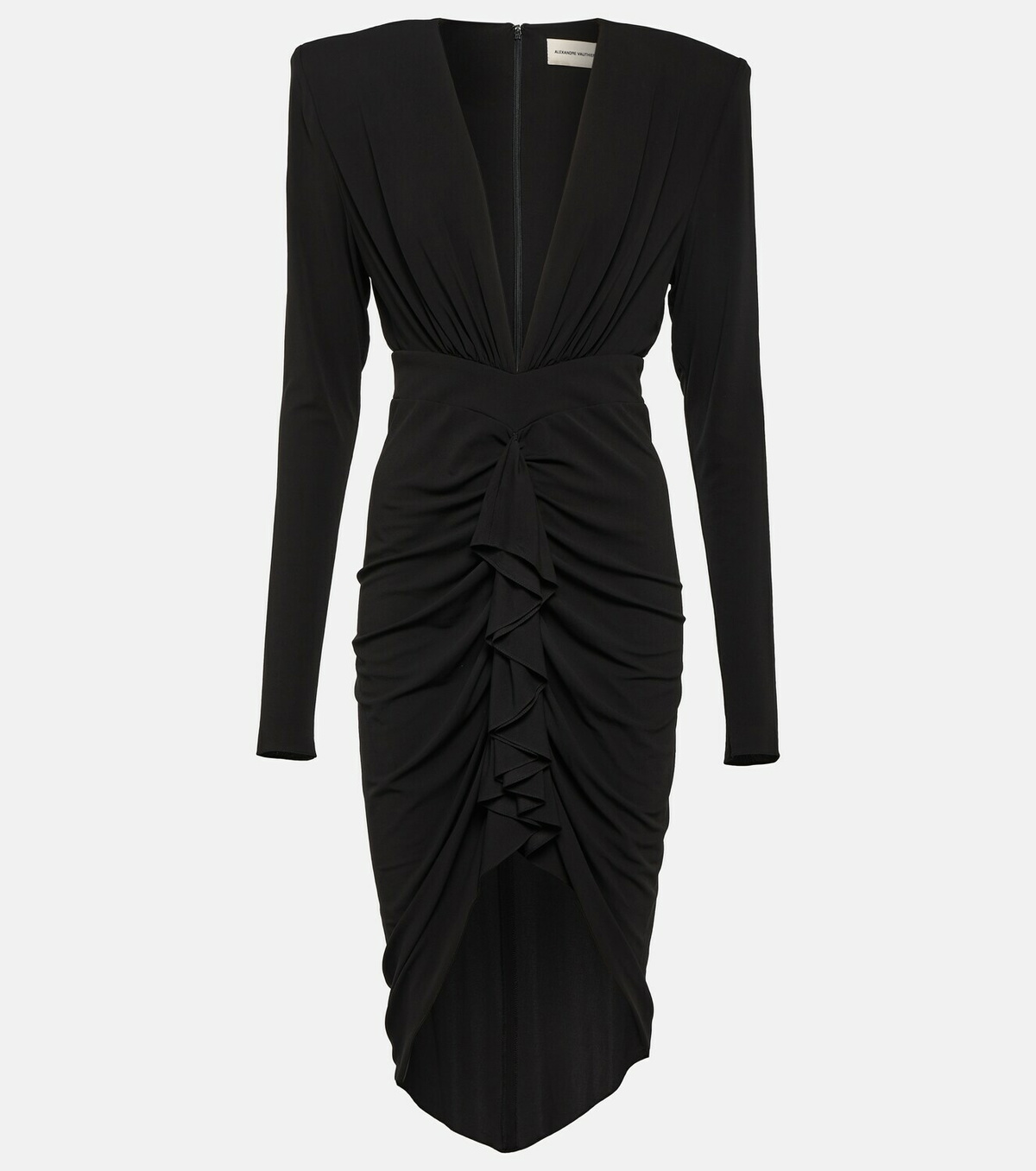 Alexandre Vauthier Draped jersey midi dress