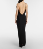 The Attico Feather-trimmed gown