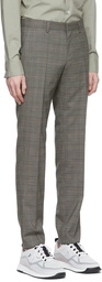 Boss Gray Wool Trousers