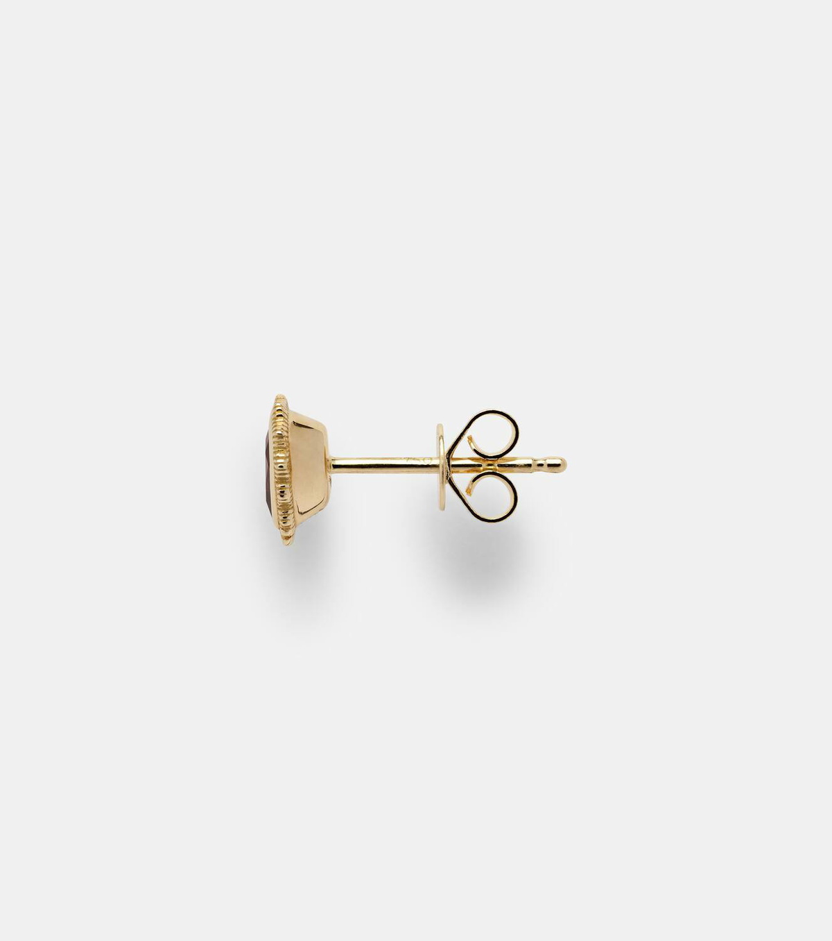 FoundRae True Love 18kt gold earring with garnet Foundrae