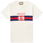 Gucci Men's New Logo T-Shirt in White