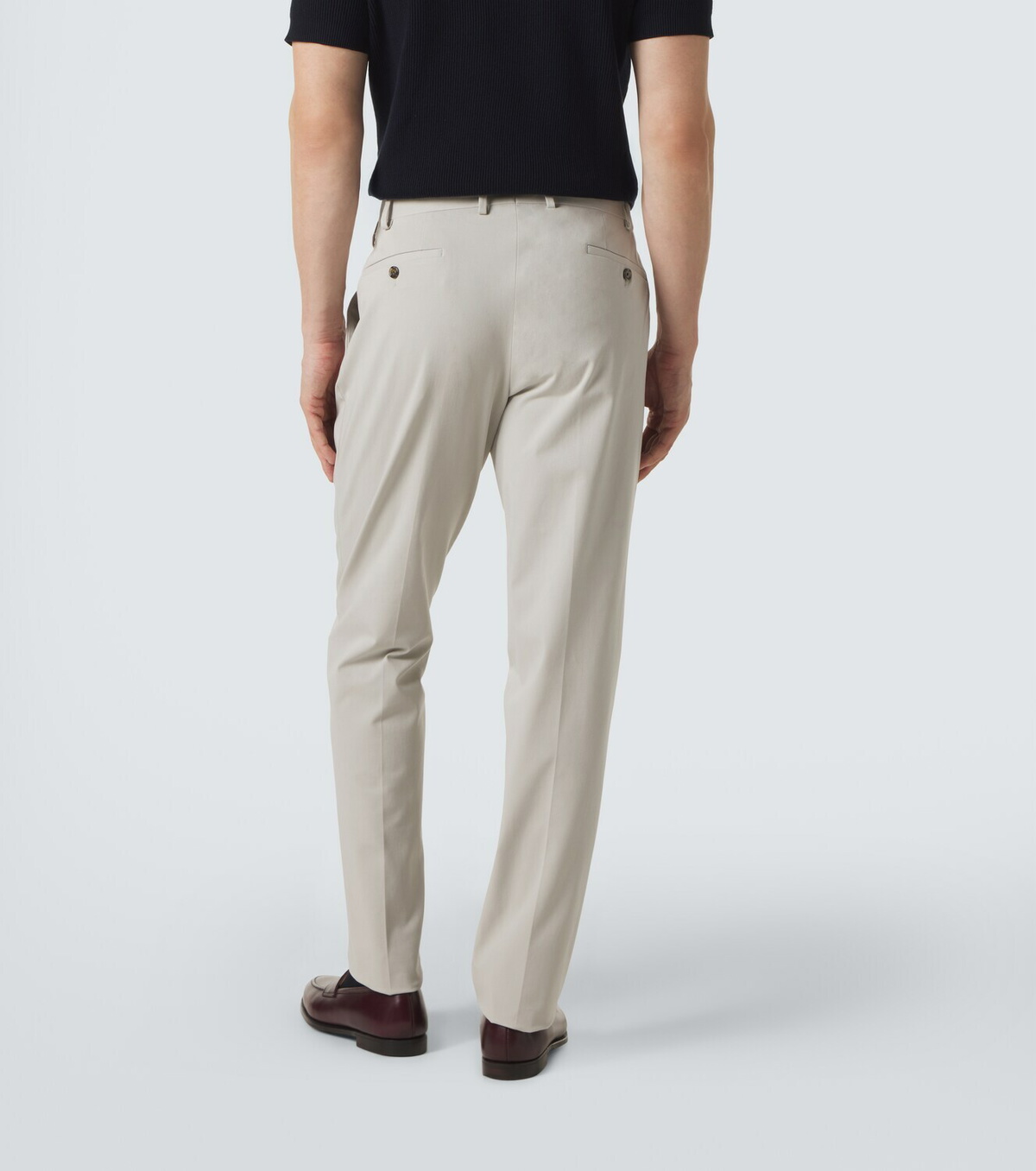Lardini Cotton-blend slim pants