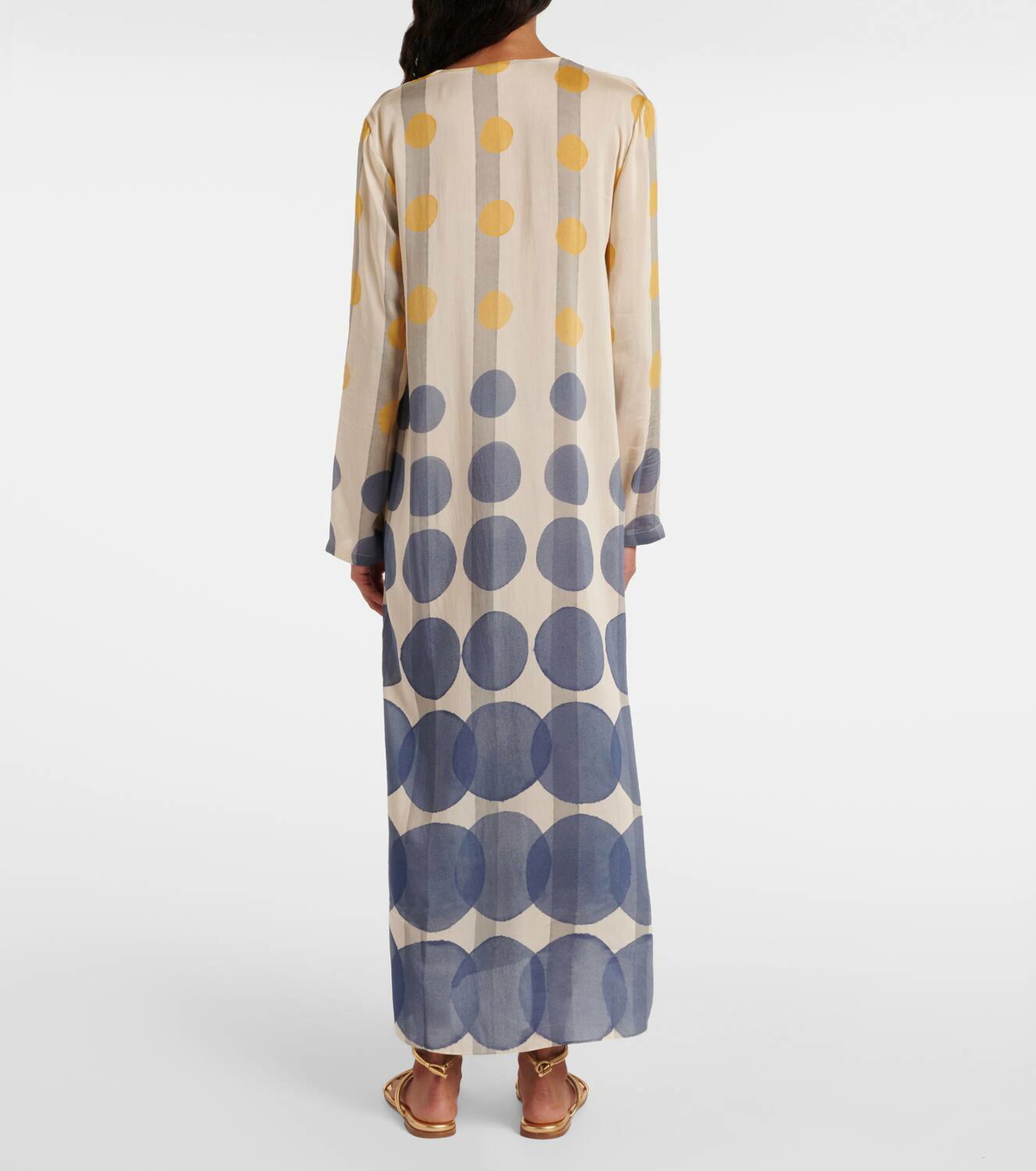 Adriana Degreas Polka-dot beach cover-up