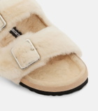 Birkenstock 1774 Arizona shearling slides