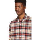 Frame Multicolor Plaid No Pocket Shirt