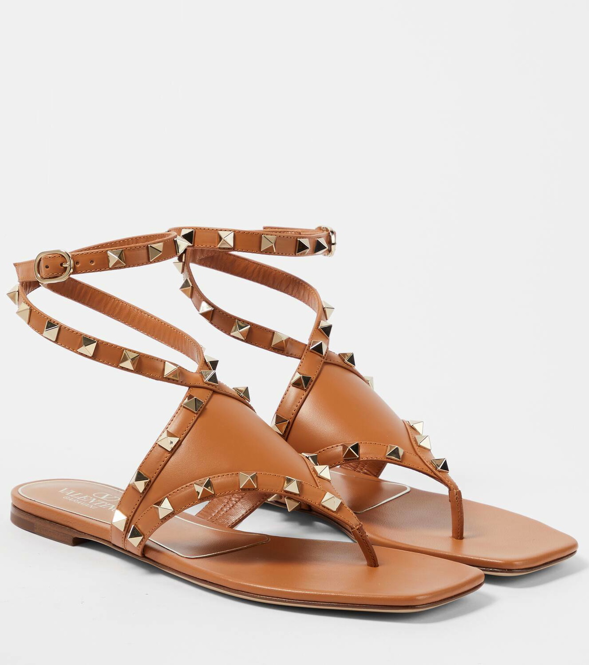 Valentino Garavani Rockstud leather thong sandals