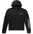 Rhude - Oversized Logo-Print Loopback Cotton-Jersey Hoodie - Black