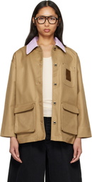 Casablanca Beige Pocket Jacket