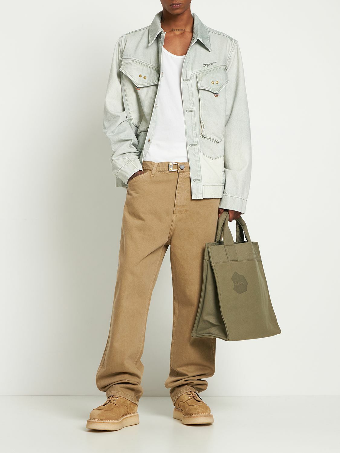 OBJECTS IV LIFE - 21cm Straight Cotton Denim Jeans