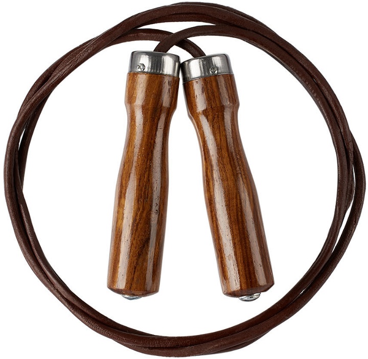 Photo: Modest Vintage Player Brown Retro Heritage Leather Jump Rope