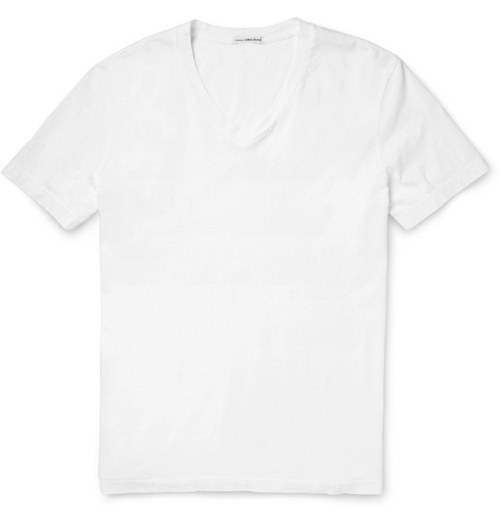 Photo: James Perse - Combed Cotton-Jersey T-Shirt - Men - White