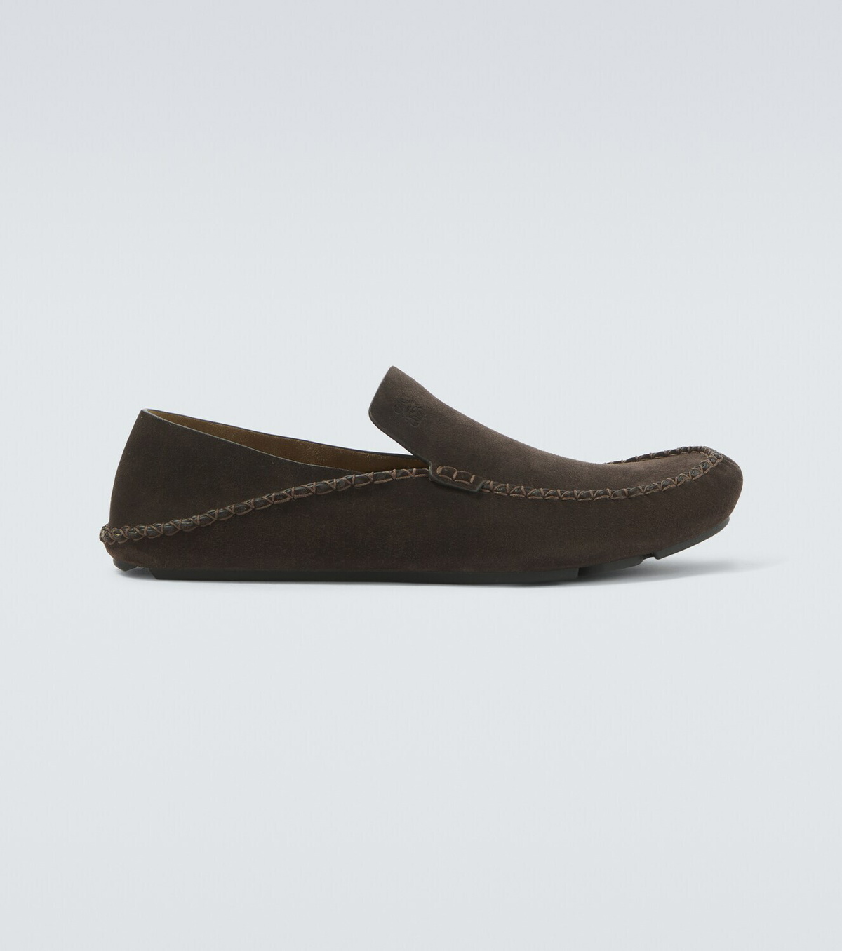 Loewe Rambla suede loafers