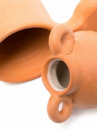 LOLA MAYERAS Orange Blend Earthenware Candlestick
