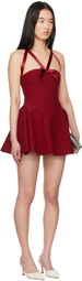 Mirror Palais Red Petite Duchess Minidress