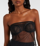 Nensi Dojaka Sheer top