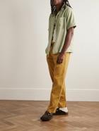 NN07 - Julio 5029 Convertible-Collar Twill Shirt - Green