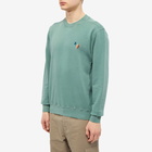 Paul Smith Broad Stripe Zebra Crew Sweat in Green