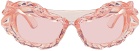 Ottolinger Pink Twisted Sunglasses