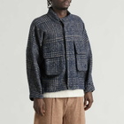 Gander Men's Wool Peveril Jacket in Blue Check