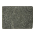 Etro Black Paisley Wallet