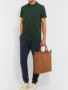 Sunspel - Riviera Slim-Fit Cotton-Mesh Polo Shirt - Green