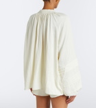 Xu Zhi Oversized embroidered blouse
