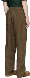 YLÈVE Brown Drawstring Trousers