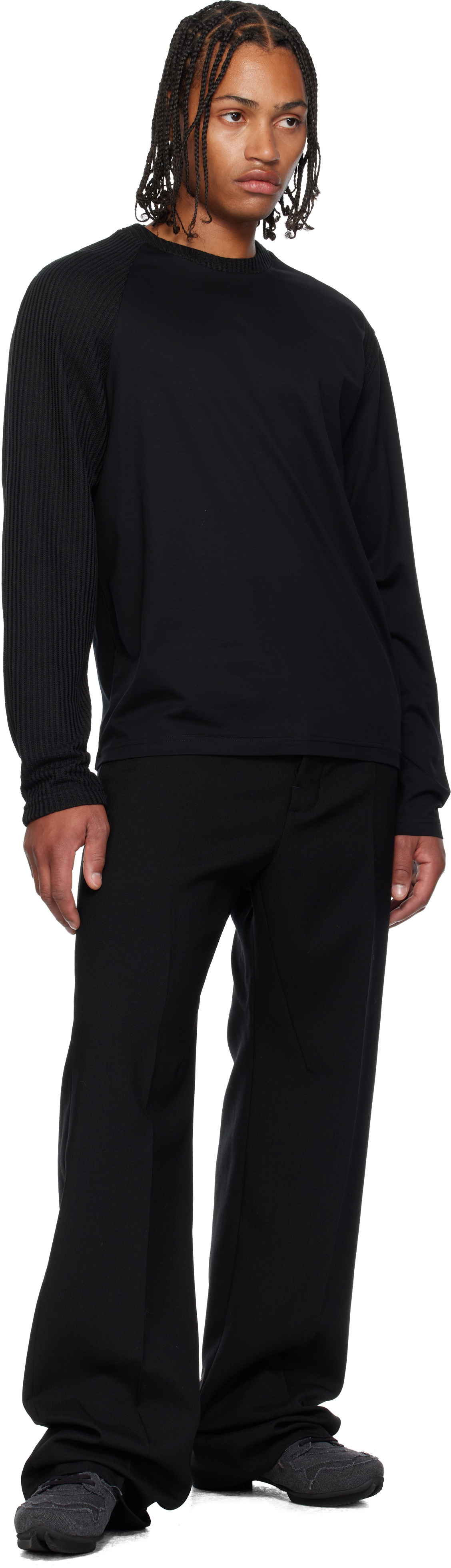 HELIOT EMIL Black Obscura T-shirt