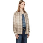 Diesel Brown & Beige S-Simply-Jmcm Shirt