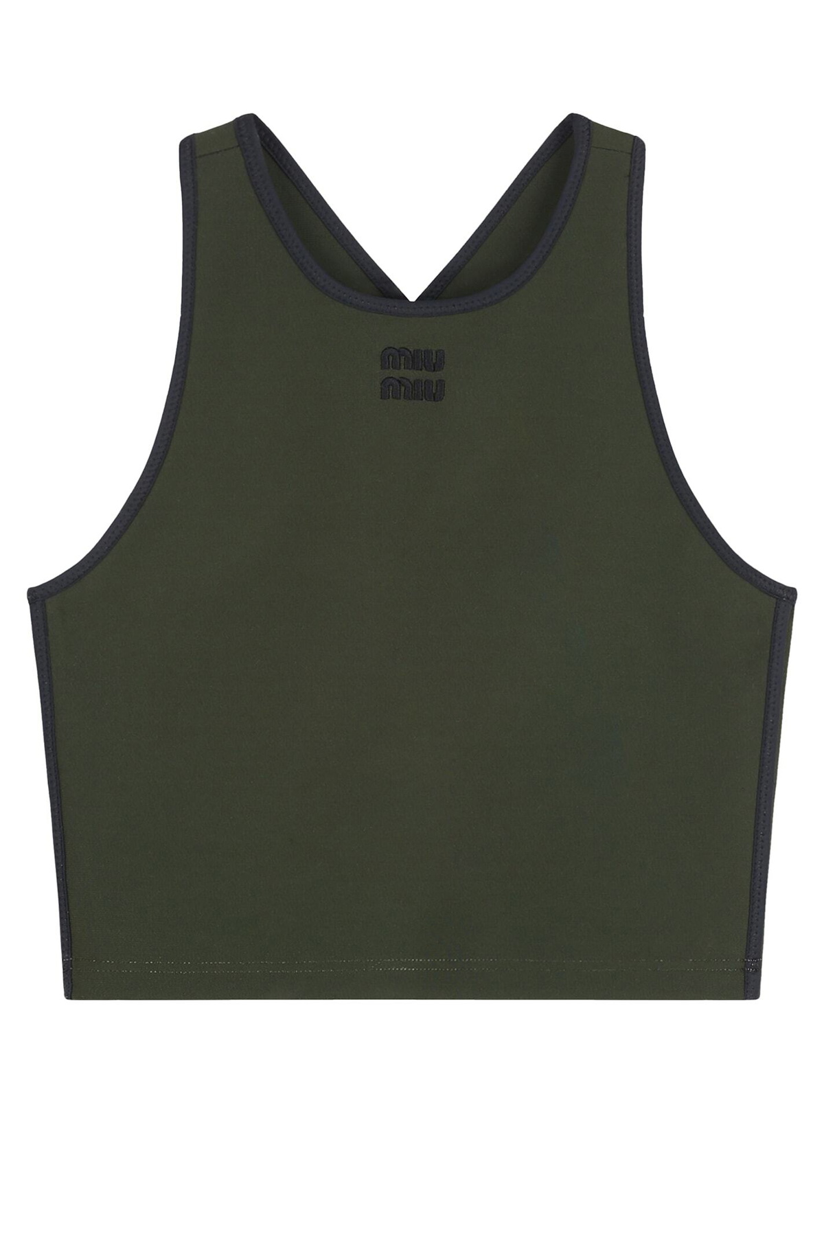 Miu Miu Viscose Blend Tank Top Miu Miu