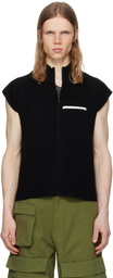 SPENCER BADU Black Knitted Vest