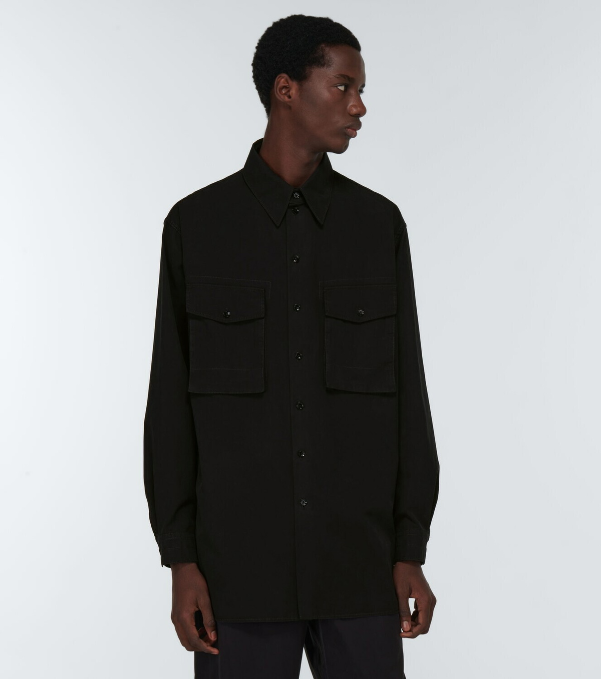 Lemaire - Cargo pocket cotton shirt Lemaire