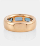 Pomellato Iconica 18kt rose gold ring with topaz
