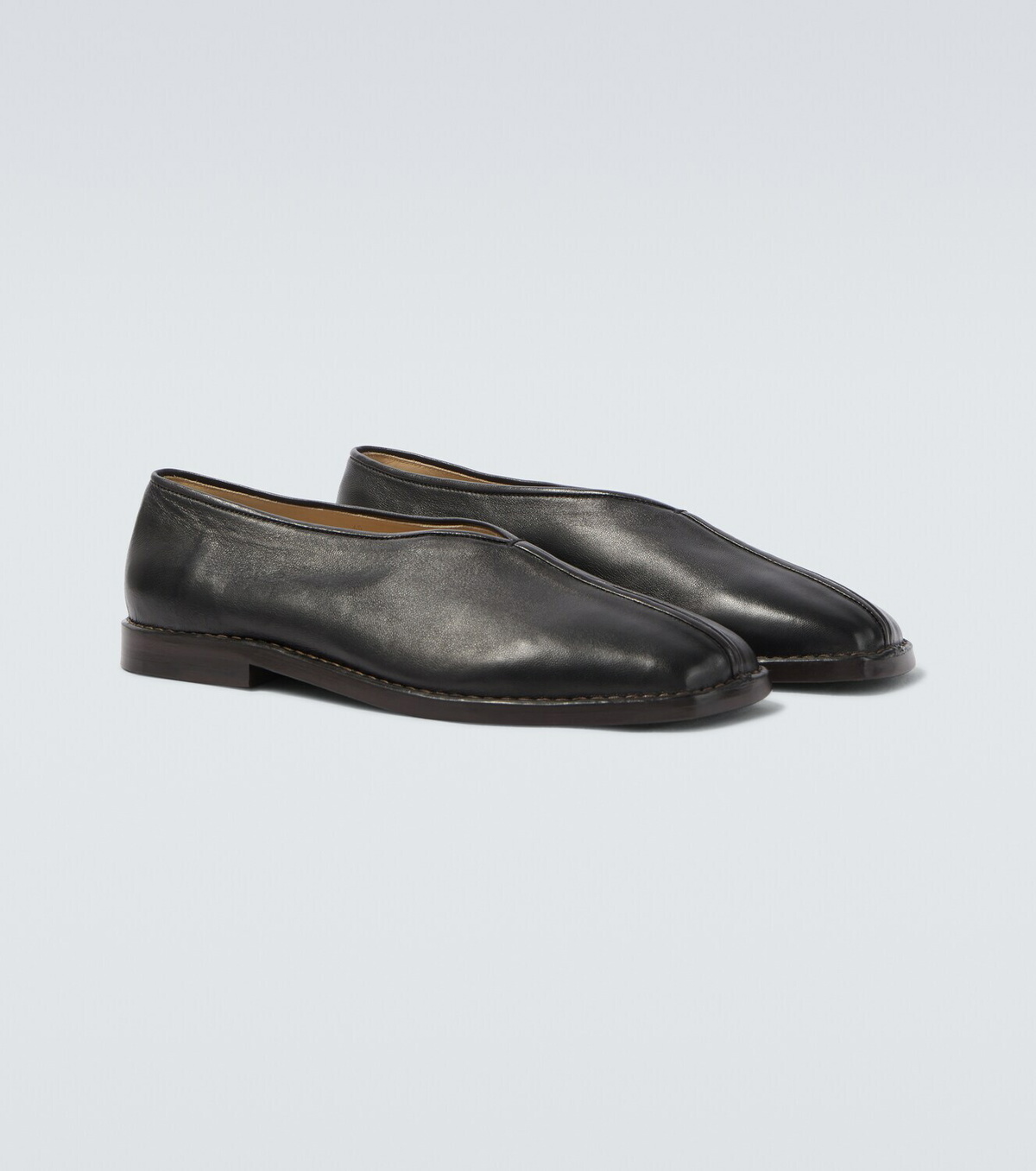 Lemaire Leather slip-on shoes