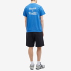 Sporty & Rich Men's Health is Wealth T-Shirt in Imperial Blue/White