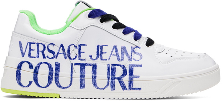 Photo: Versace Jeans Couture White Starlight Logo Sneakers