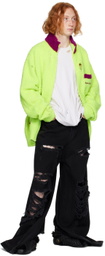 Doublet Yellow Zip Jacket