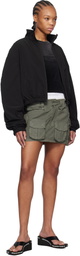 alexanderwang.t Black Ruched Track Jacket
