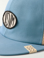 Visvim - Goodyear Logo-Appliquéd Cotton-Twill and Mesh Trucker Cap